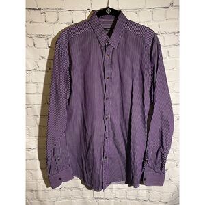 Z Zegna Men's City Fit Button Front Shirt Size 40 15 3/4
